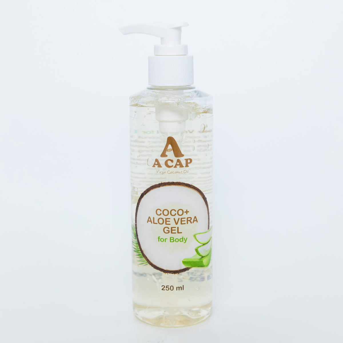 A CAP Virgin Coconut Oil Coconut Aloe Vera Gel for Body 250ml | [A CAP Coconut  Oil