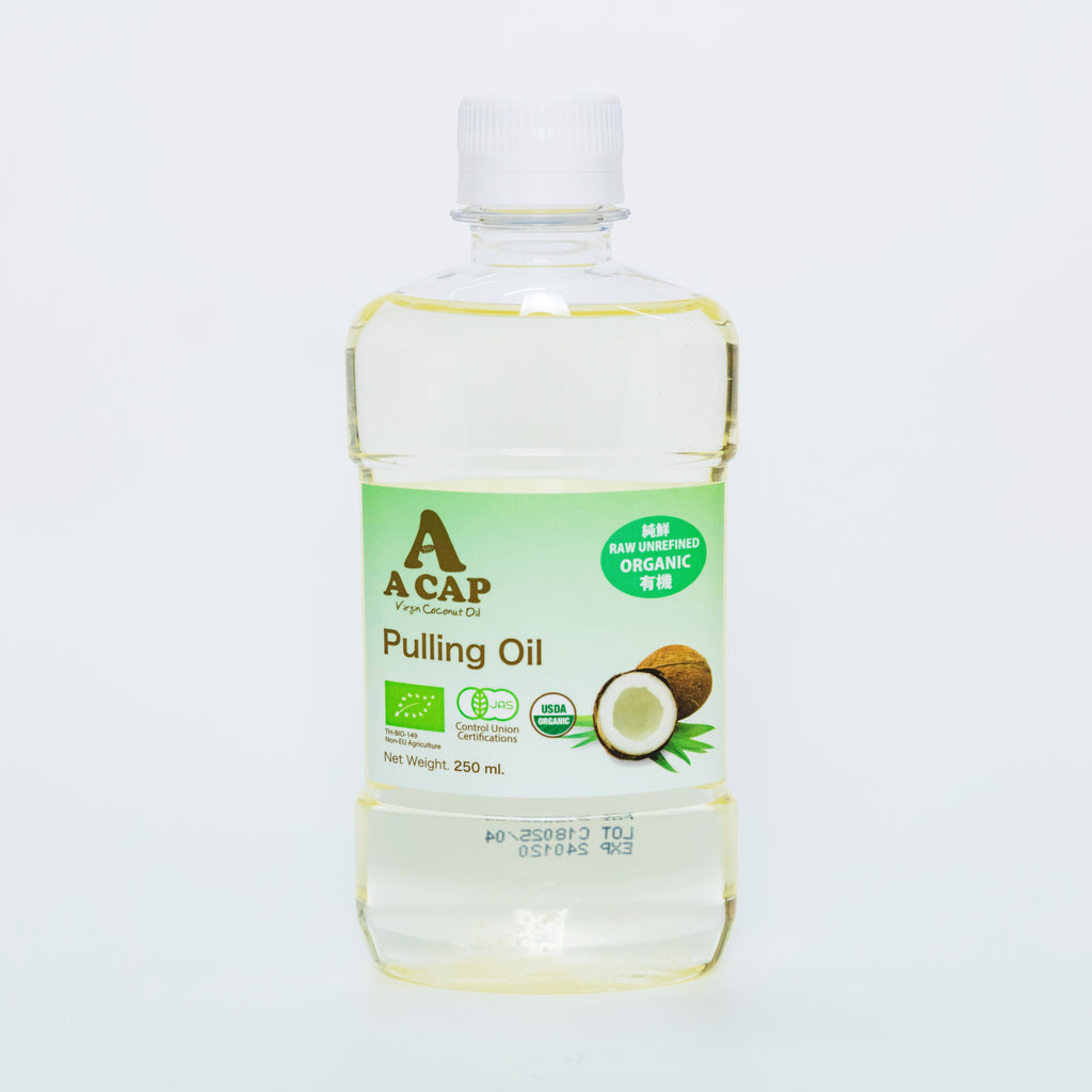 A CAP Organic Coconut Pulling Oil 250 ml (Raw Unrefined)