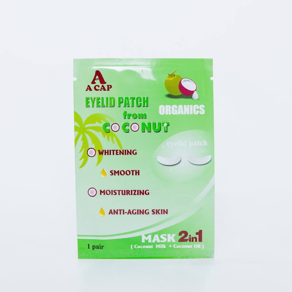 A Cap Organic 2 in 1 eyelid patch from coconut