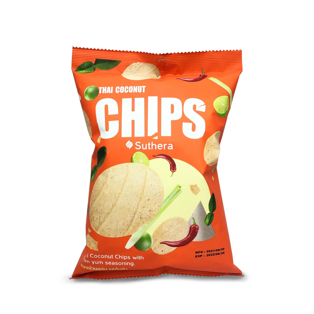 Suthera Thai Coconut Chips TomYum 42g